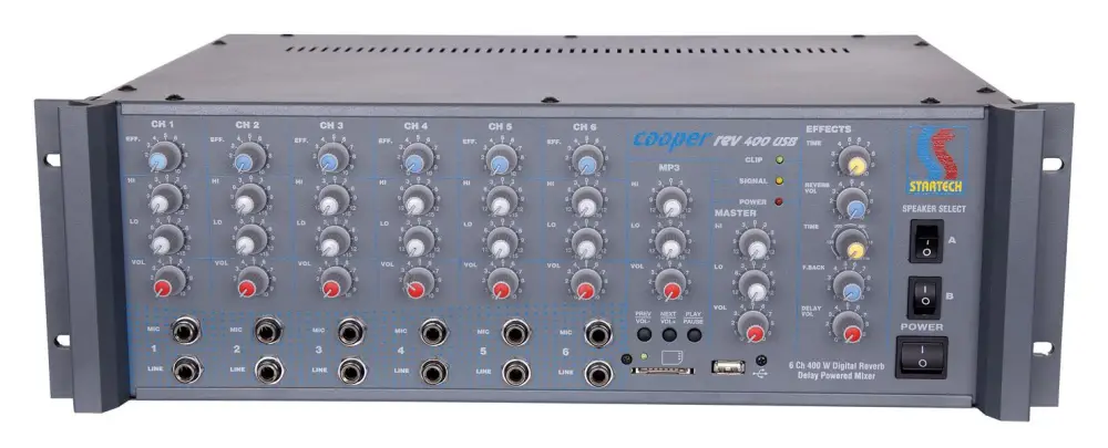 Startech COOPER REV/400 USB 400 Watt Mono Power Mikser Amfi - 1