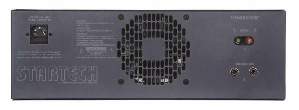 Startech COOPER REV/600 USB 6 Kanal 600 Watt Rockmount Mono Power Mikser Amfi - 2
