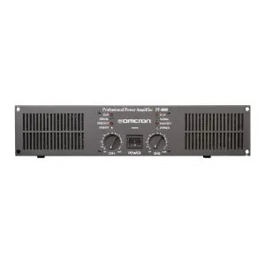 Startech OMCRON PT-1000 2U 2x500 Watt 70-100V Hat Trafolu Rack Tipi Power Amplifikatör - 1