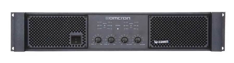 Startech OMCRON Q-1200T 4x300 Watt Hat Trafolu Power Amfi - 1