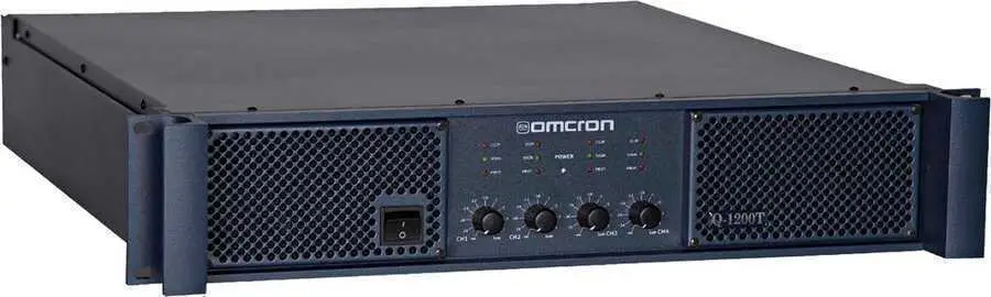 Startech OMCRON Q-1200T 4x300 Watt Hat Trafolu Power Amfi - 3