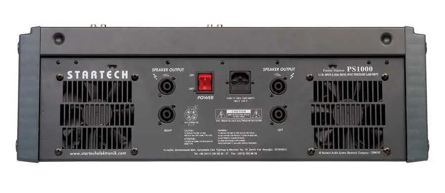 Startech PS-1000 2x600 Watt Power Mikser Amfi - 2