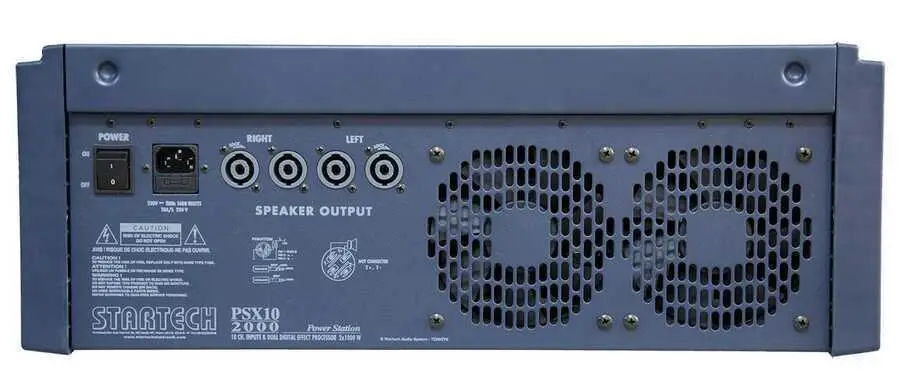 Startech PSX10-2000 Power Mikser Amplifikatör - 3