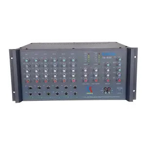 Startech Safir S6-800 6 Kanal 2x400 Watt Power Mikser - 1