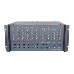Startech Safir S6-800 USB 6 Kanal 2x400 Watt 4 Ohm + 70-100V Kombine Çıkışlı Power Mikser - 1