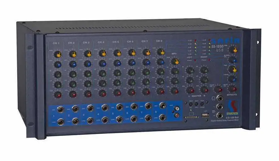 Startech SAFİR S8/1200 USB Power Küp Miksen Amfi - 3