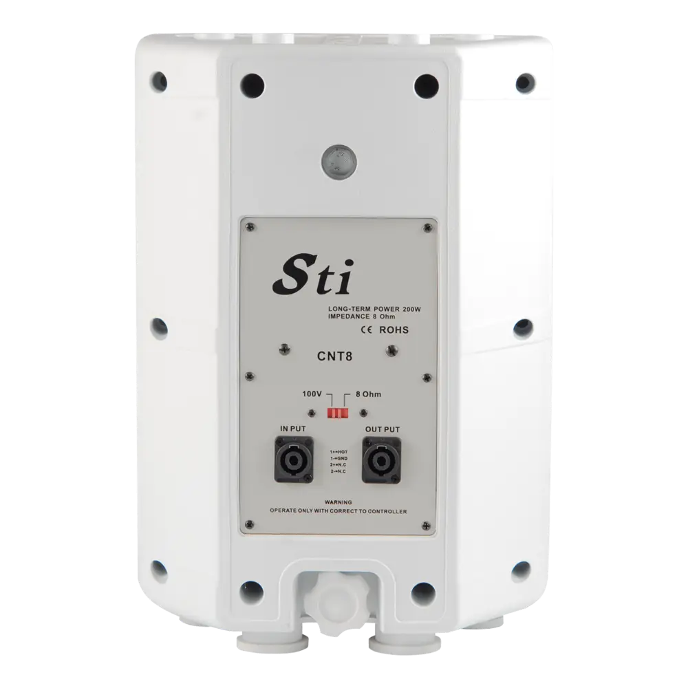 STI CNT 8 2 Yollu 200W Beyaz İç ve Dış Mekan Hoparlör - 4