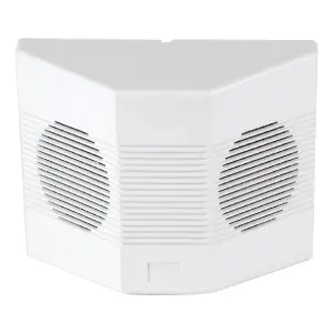 STI CY-105 2 Yollu İç & Dış Mekan Beyaz Çift Yönlü Hoparlör (25W / 100V Trafolu & 8Ω) - 1