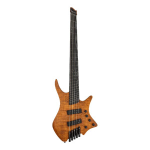 Strandberg Boden Bass Prog 5 Brown Headless Elektro Bas Gitar - Strandberg