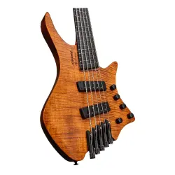 Strandberg Boden Bass Prog 5 Brown Headless Elektro Bas Gitar - 10