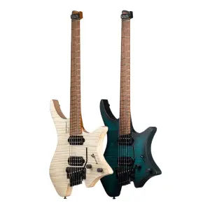Strandberg Boden Original NX 6 Tremolo Neck-Thru Natural Elektro Gitar - 9