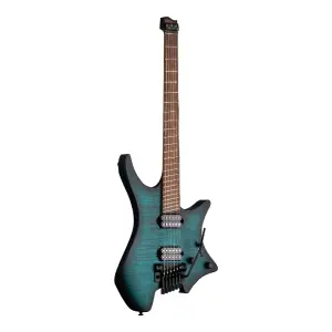 Strandberg Boden Original NX 6 Tremolo Neck-Thru Teal Elektro Gitar - 2