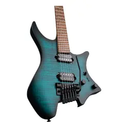 Strandberg Boden Original NX 6 Tremolo Neck-Thru Teal Elektro Gitar - 8