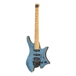 Strandberg Boden Standard NX 6 Tremolo Blue Headless Elektro Gitar - 8