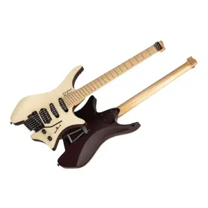Strandberg Boden Standard NX 6 Tremolo Natural Headless Elektro Gitar - 8