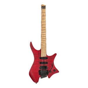 Strandberg Boden Standard NX 6 Tremolo Red Headless Elektro Gitar - Strandberg
