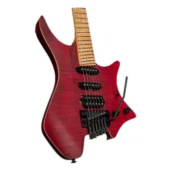 Strandberg Boden Standard NX 6 Tremolo Red Headless Elektro Gitar - 9