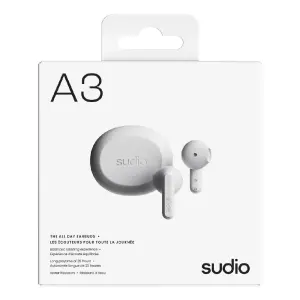 Sudio A3 Kablosuz Kulak İçi Kulaklık (Beyaz) - 5