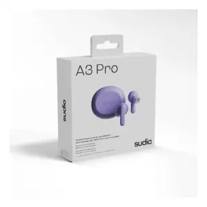 Sudio A3 Pro True Wireless Gürültü Engelleyici Kulak İçi Kulaklık (Mor) - 3
