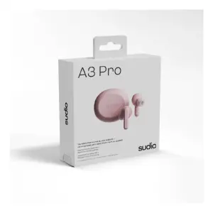 Sudio A3 Pro True Wireless Gürültü Engelleyici Kulak İçi Kulaklık (Pembe) - 3