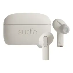 Sudio E3 Hybrid Aktif Gürültü Engelleyici Kablosuz Kulak İçi Kulaklık (Beyaz) - 1