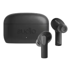 Sudio E3 Hybrid Aktif Gürültü Engelleyici Kablosuz Kulak İçi Kulaklık (Siyah) - 1