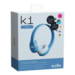 Sudio K1 Kidz Çocuklar İçin Kablosuz Kulak Üstü Kulaklık (Mavi) - 4