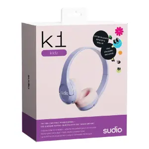Sudio K1 Kidz Çocuklar İçin Kablosuz Kulak Üstü Kulaklık (Mor) - 4
