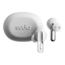 Sudio N3 Pro ANC Bluetooth Kulak İçi Kulaklık (Chrome White) - Sudio