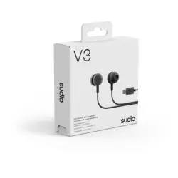 Sudio V3 USB-C Kablolu Kulak İçi Kulaklık (Siyah) - 3