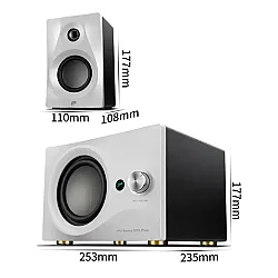 Swan M10 Plus 2.1 Aktif Bluetooth Masaüstü Hoparlör Seti - 5