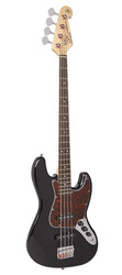 SX BD1-BK 4-String Bass Guitar (Black) - 2