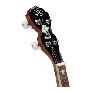 SX BJ404 Tenor Banjo (Natural) - 4