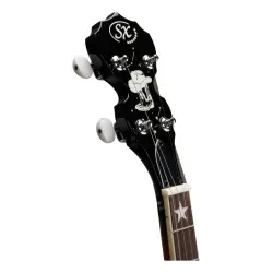 SX BJ454VS Tenor Banjo (Vintage Sunburst) - 5