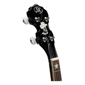 SX BJ454VS Tenor Banjo (Vintage Sunburst) - 5