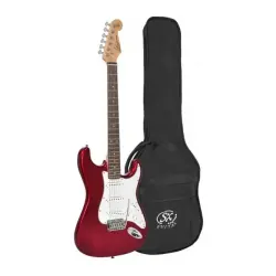 SX ED1-CAR Elektro Gitar (Candy Apple Red) - SX
