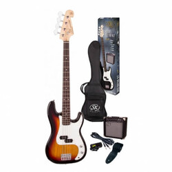 SX SB2-SK-3/4-3TS Bas Gitar Seti - SX
