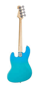 SX SBM1 Bass Guitar (Blue Glow) - 2