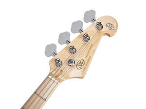 SX SBM1 Bass Guitar (Blue Glow) - 4