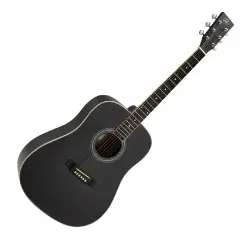 SX SD104KBK Akustik Gitar Seti (Siyah) - 2