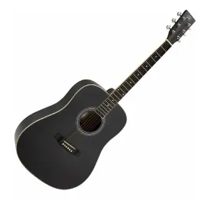 SX SD104KBK Akustik Gitar Seti (Siyah) - 2