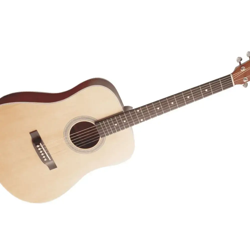 SX SD204 Dreadnought Akustik Gitar (Natural) - 2