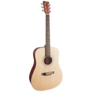 SX SD204 Dreadnought Akustik Gitar (Parlak Natural) - 1