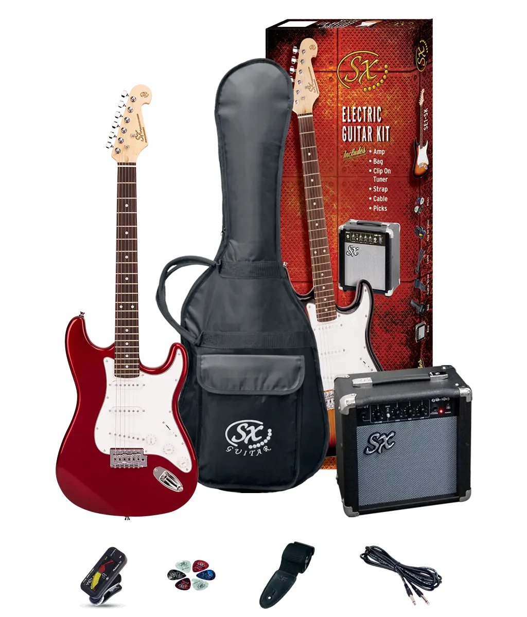 SX SE1 SK CAR Guitar Pack with Amp - 1