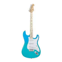 SX SEM1 Elektro Gitar (Blue Glow) - SX