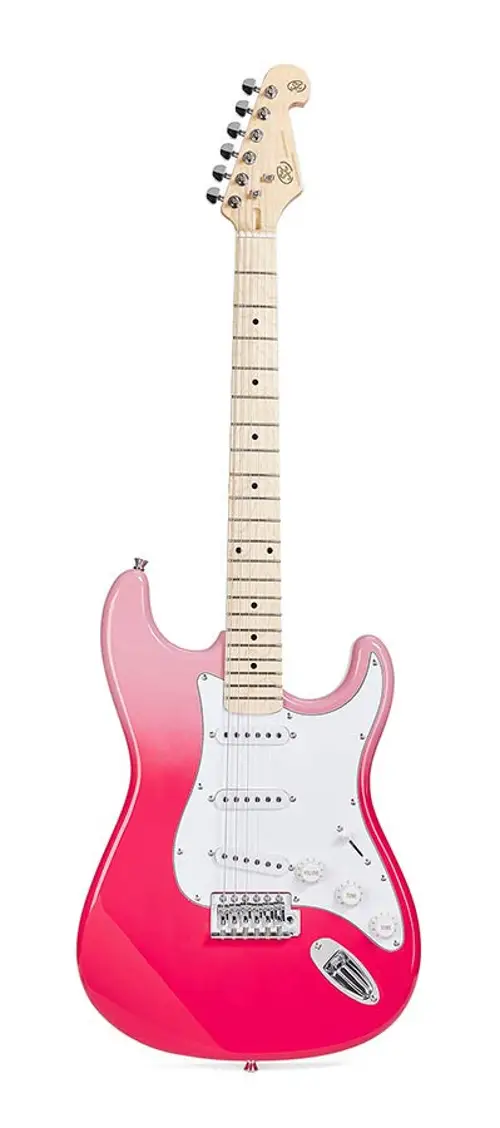 SX SEM1/PT Elektro Gitar (Pink Twilight) - 1