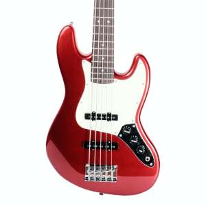 SX SJB62 /5/MRD 5 Telli Bas Gitar (Metallic Red) - 2
