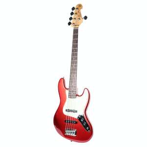SX SJB62 /5/MRD 5 Telli Bas Gitar (Metallic Red) - 3