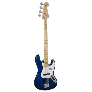 SX SJB75/TBU BasS GUitar (Trans Blue) - SX