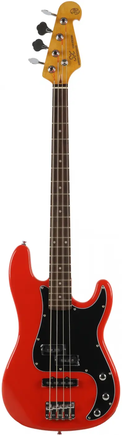 SX SPJ62/FR Bas Gitar (Fiesta Red) - 1